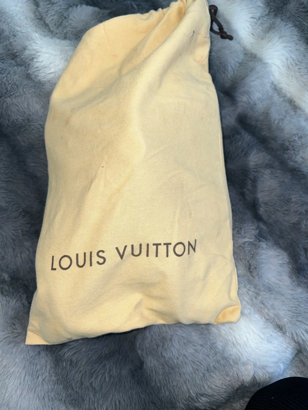 Louis Vuitton Brown Leather High-Top Sneakers with Yellow Sole - Picture 6 of 6